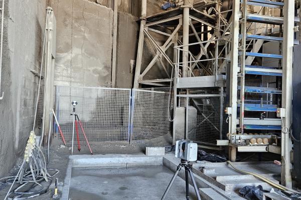 Contrôle au scanner 3D d’une usine